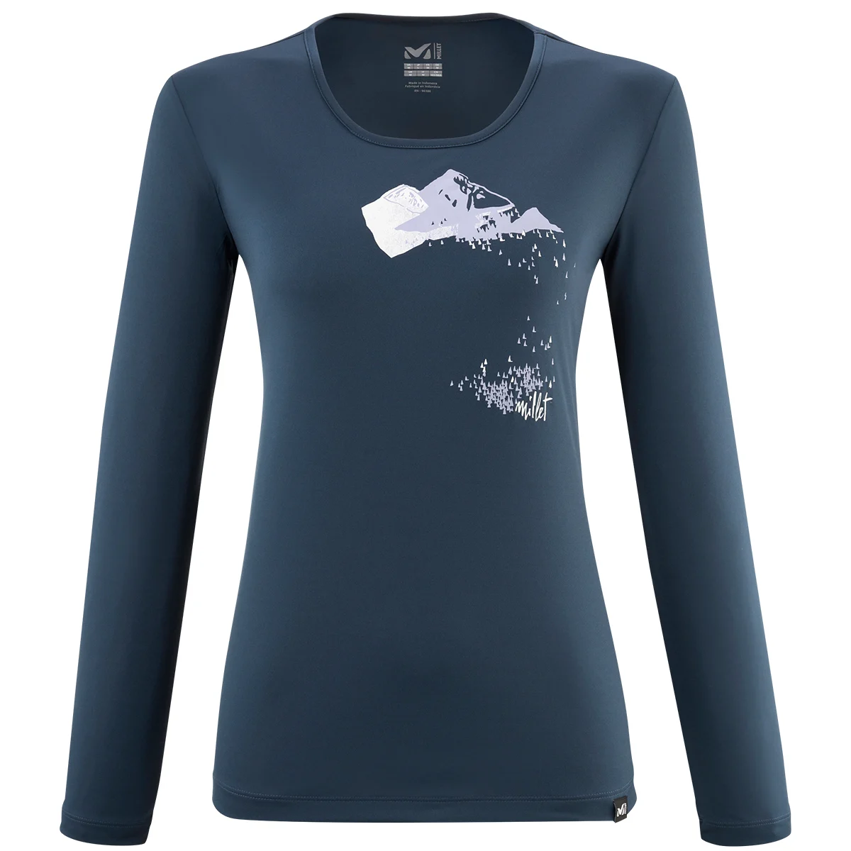 MILLET SUNNY FIELDS TS LS W SAPHIR  - Hiking T-shirt