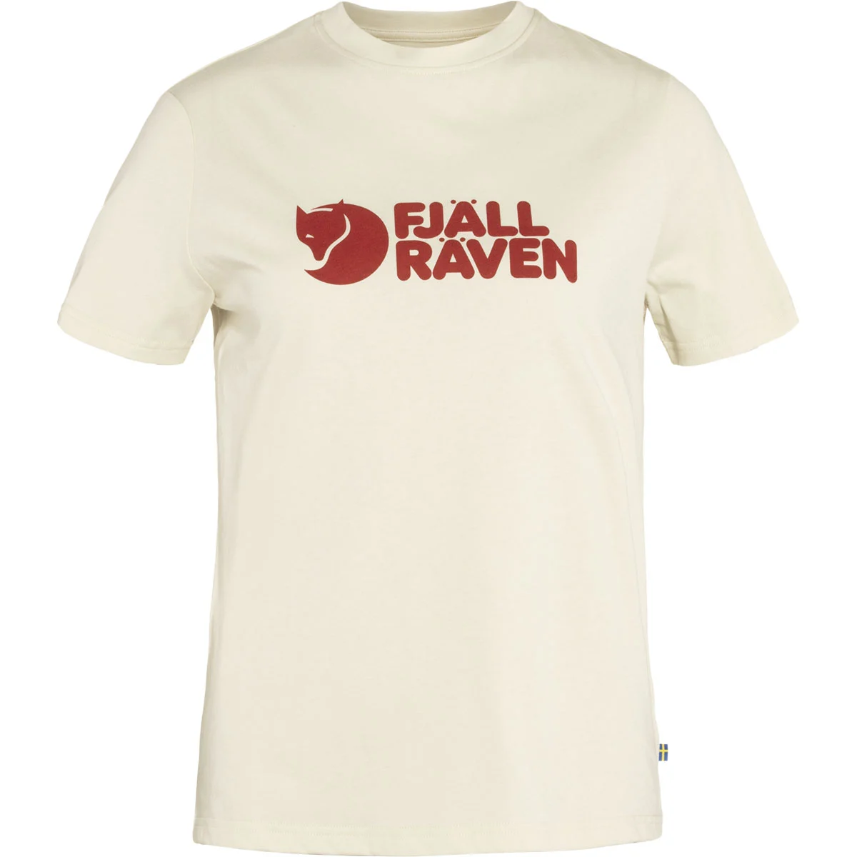 FJALLRAVEN LOGO TEE W CHALK WHITE  - T-shirt