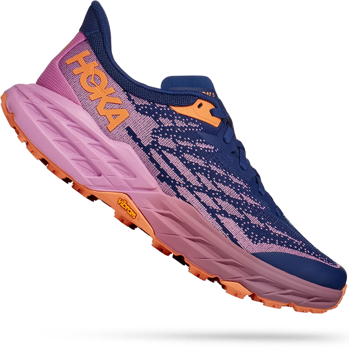 HOKA ONE ONE SPEEDGOAT 5 W BELLWETHER BLUE/CYCLAMEN  - Trail running shoes