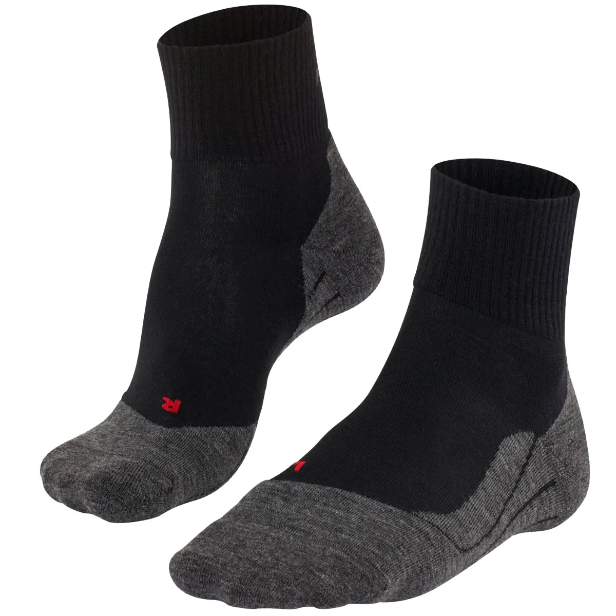 FALKE TK5 WANDER WOOL SHORT BLACK MIX  - Hiking socks