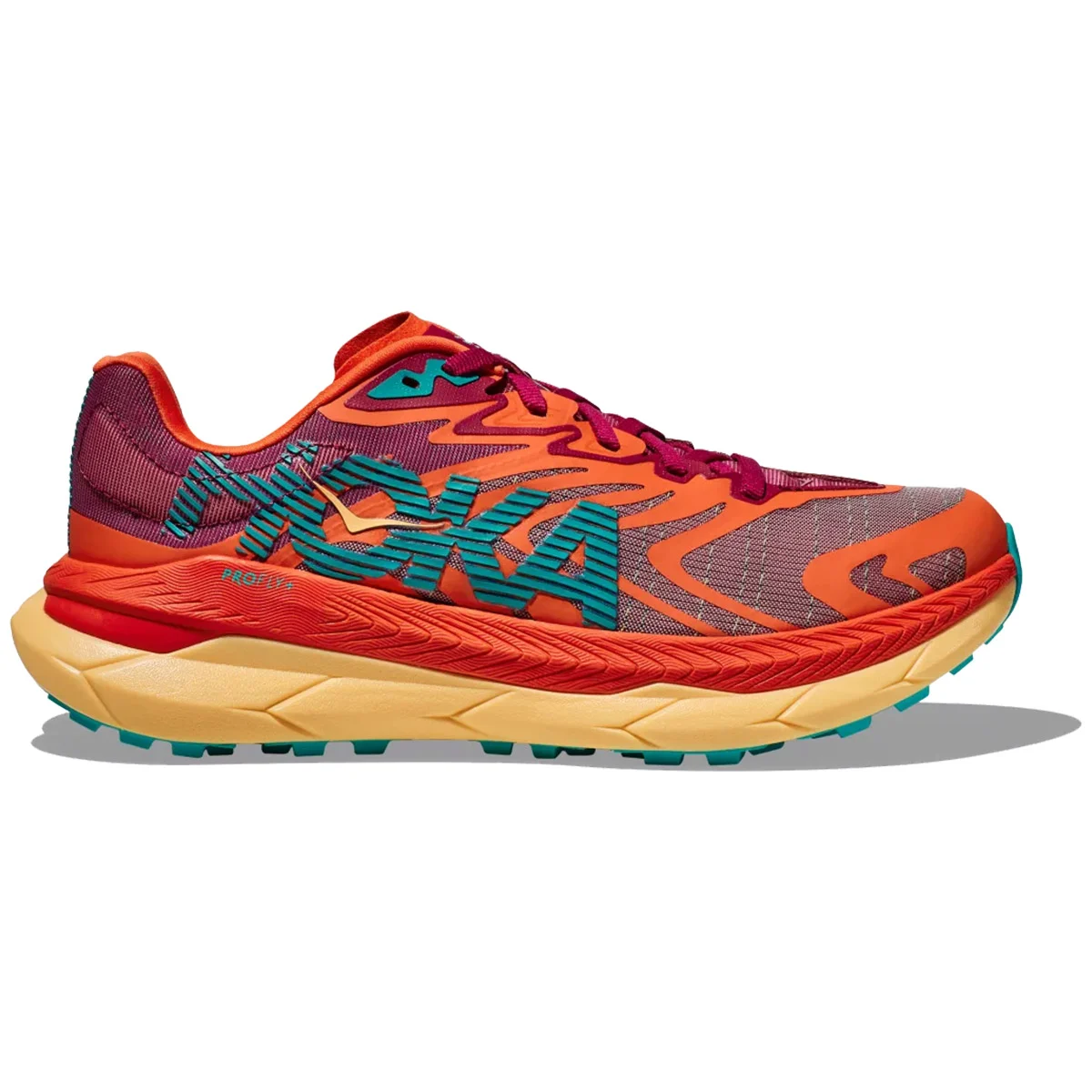 HOKA ONE ONE TECTON X 2 CHERRIES JUBILEE/FLAME  - Trail running shoes