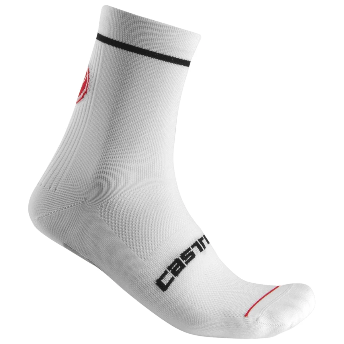CASTELLI CHAUSSETTES ENTRATA 13 BLANC  - Cycling socks