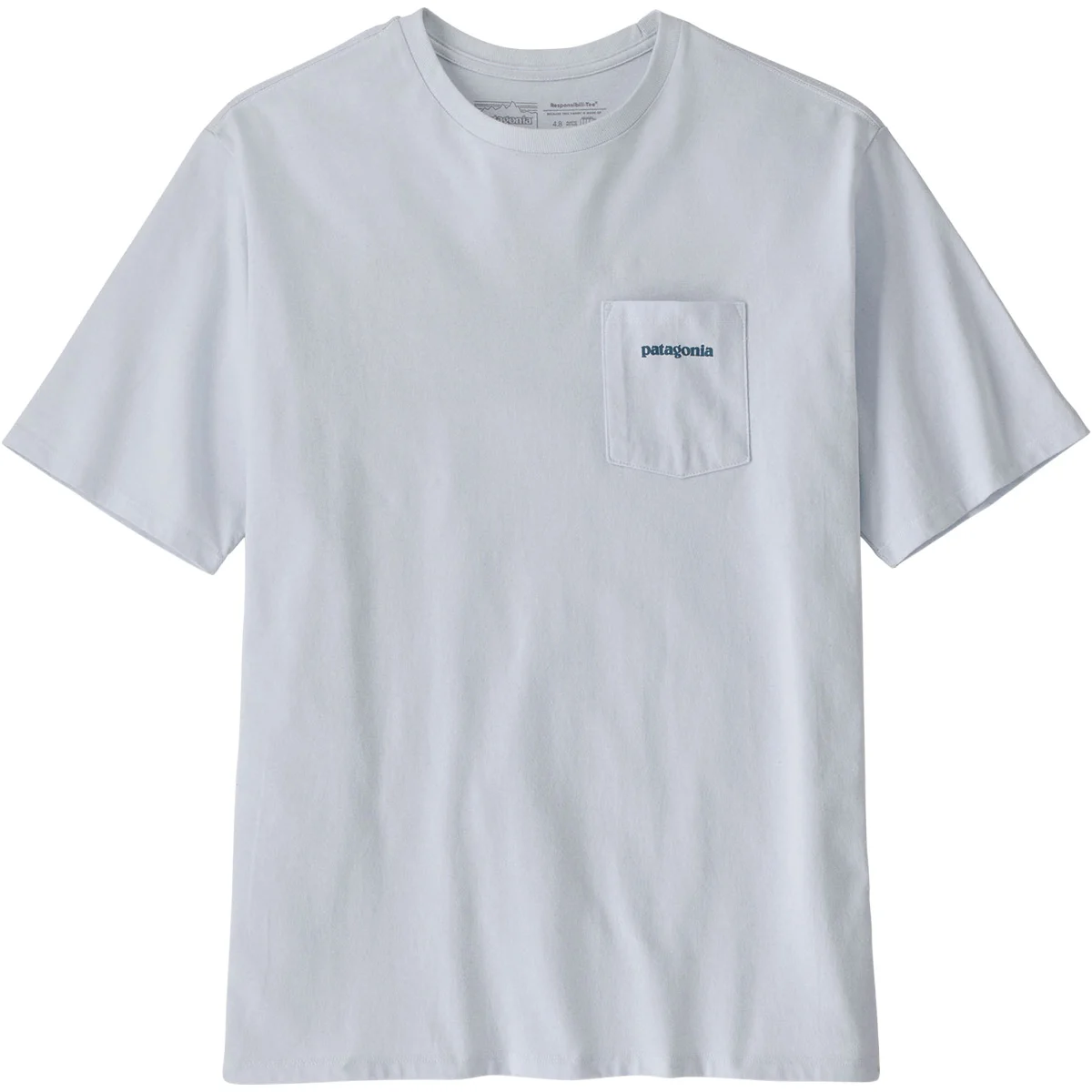 PATAGONIA M'S BOARDSHORT LOGO POCKET RESPONSIBILI- TEE WHITE  - T-shirt