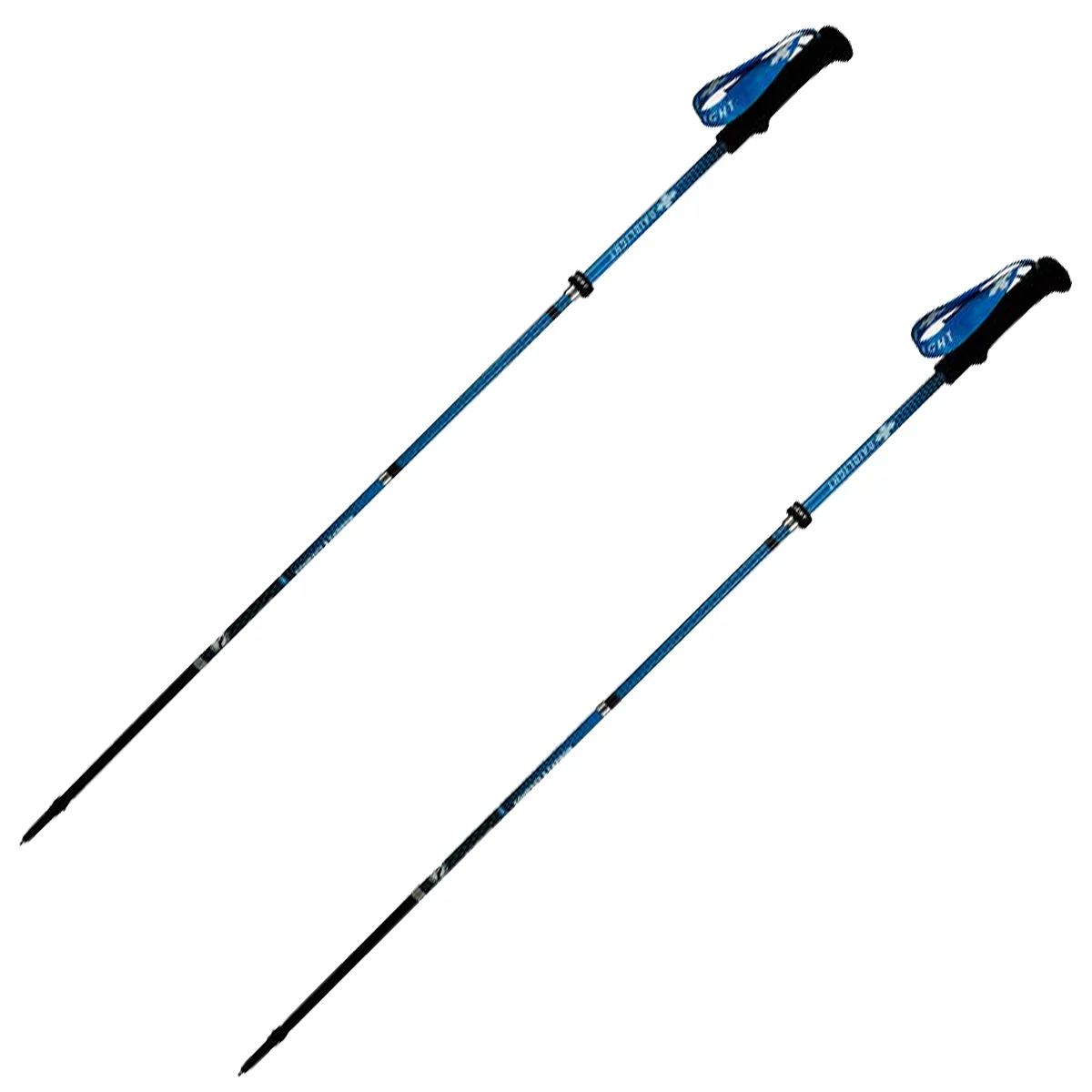 RAIDLIGHT COMPACT Z CARBON BLUE  - Trail running pole