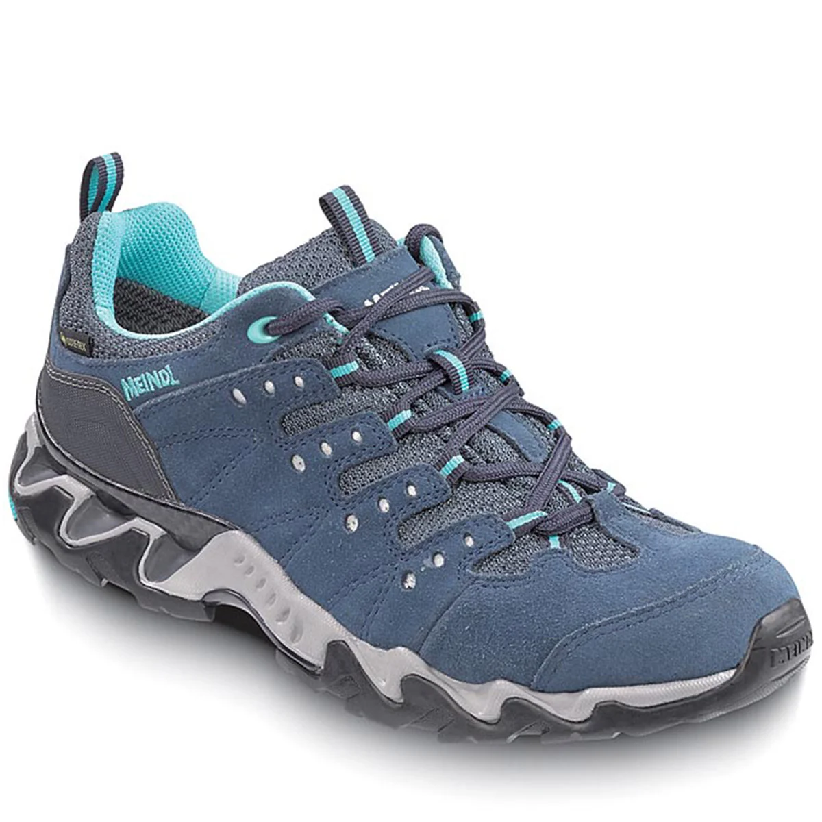 MEINDL PORTLAND GORE-TEX LADY MARINE/TURQUOISE  - Low-rise hiking boot