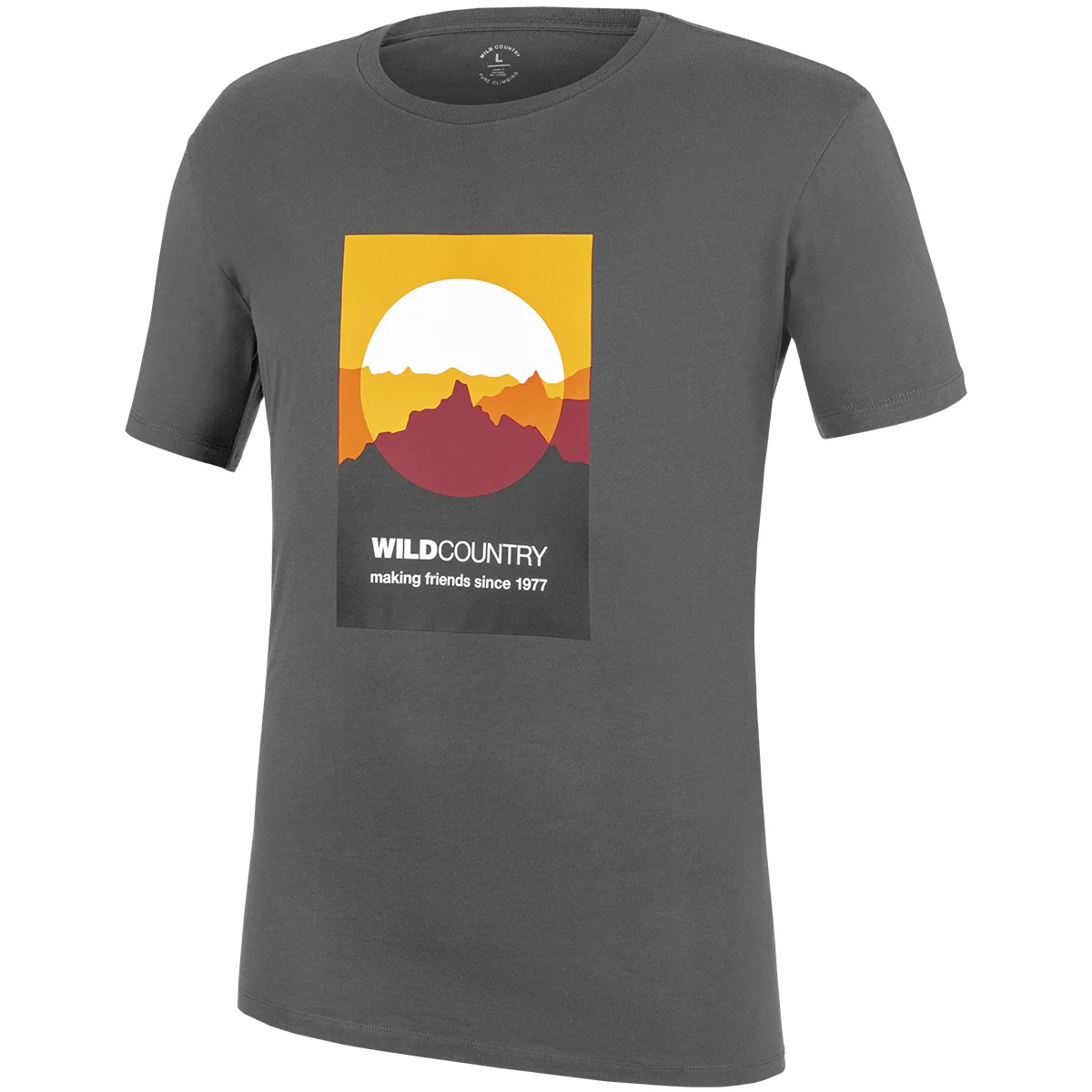 WILD COUNTRY HERITAGE M T-SHIRT ONYX  - Climbing T-shirt