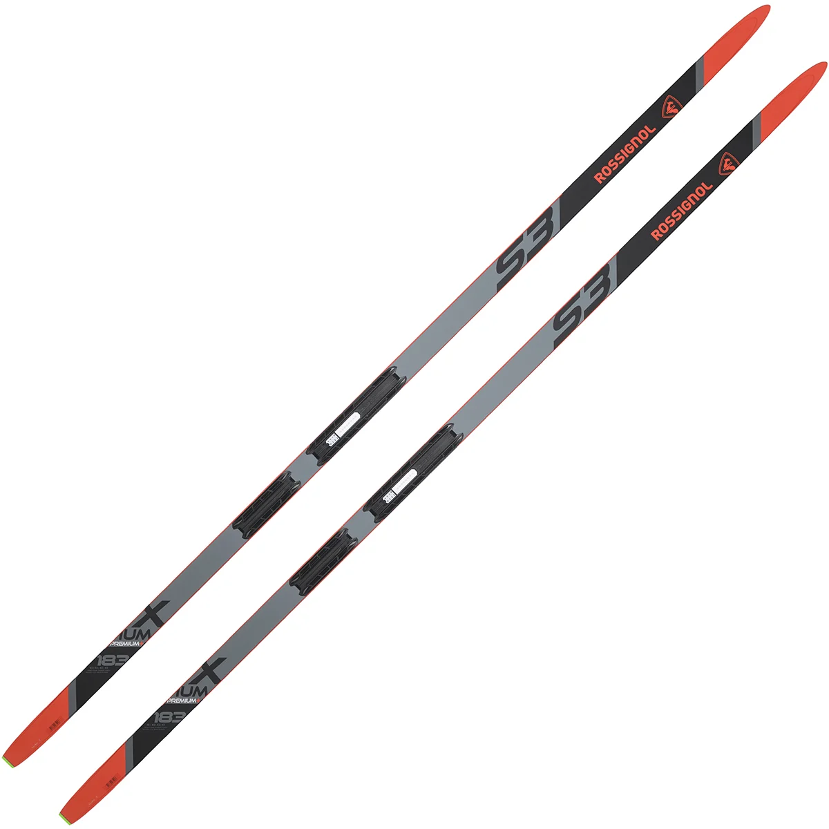 ROSSIGNOL X-IUM SKATING PREMIUM+ S3 STIFF BLACK/GREY/RED  - Cross-country skis