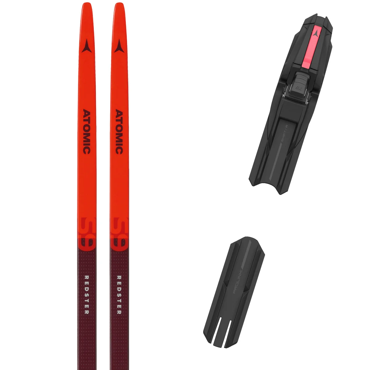 ATOMIC REDSTER S9 SOFT + PROLINK SH RACE SK Unicolore  - Cross-country ski set
