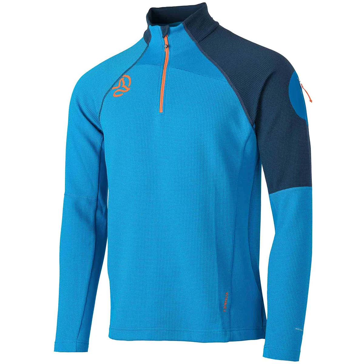 TERNUA LEMIK 1/2 ZIP M NAUTICAL BLUE  - Hiking fleece sweatshirt