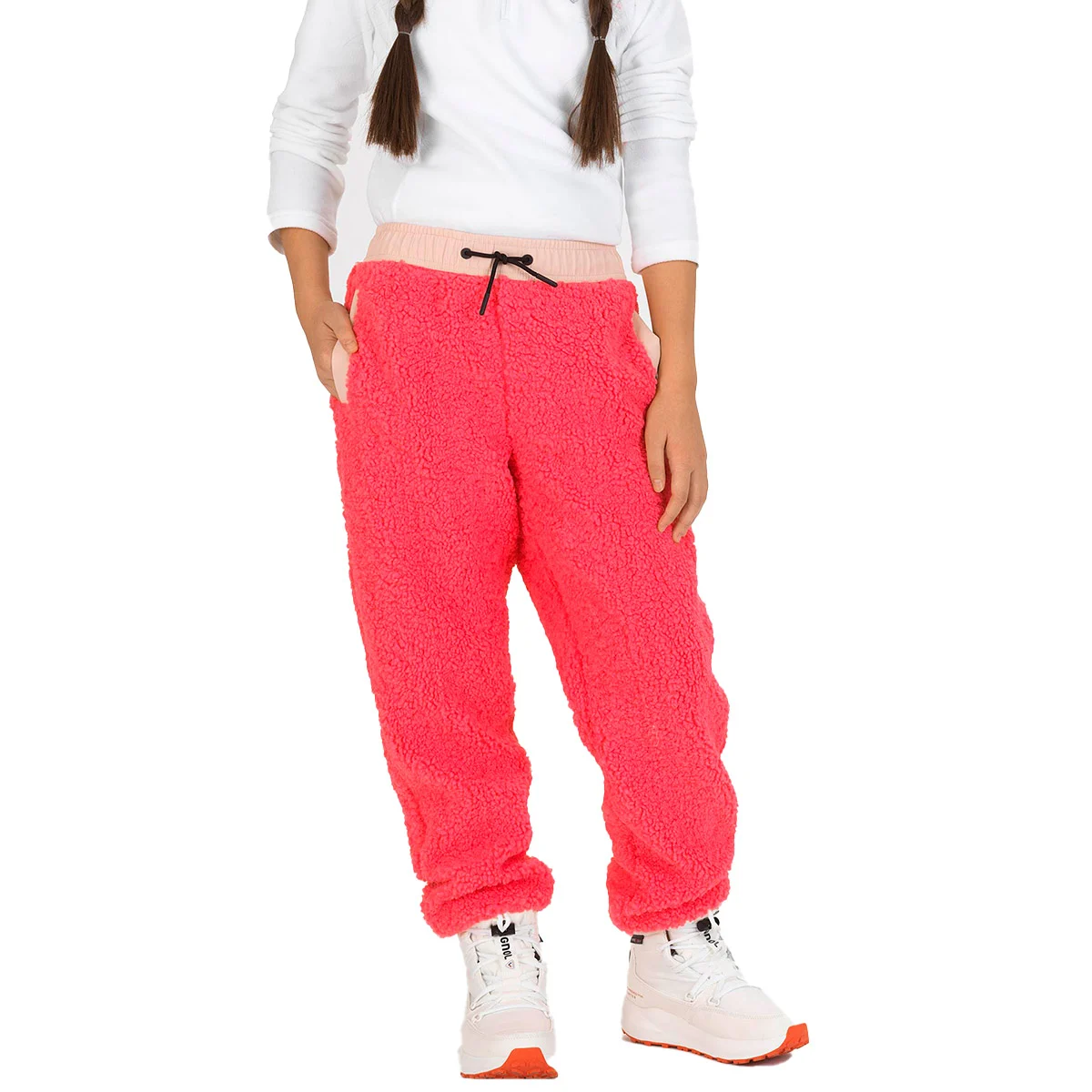 ROSSIGNOL JUNIOR FLEECE PANT PINK LIFT  - Jogging bottoms