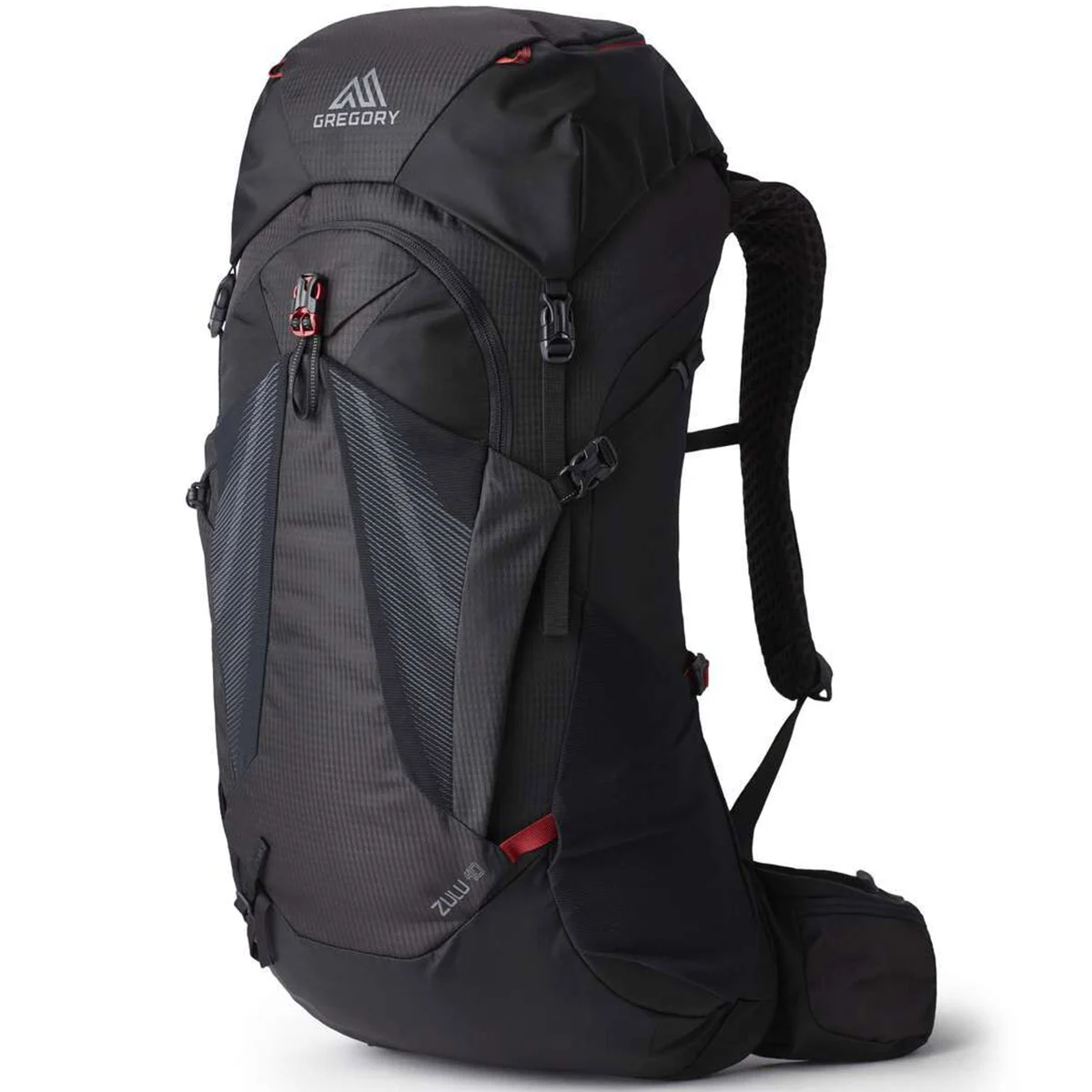 GREGORY ZULU 40 VOLCANIC BLACK  - Hiking backpack