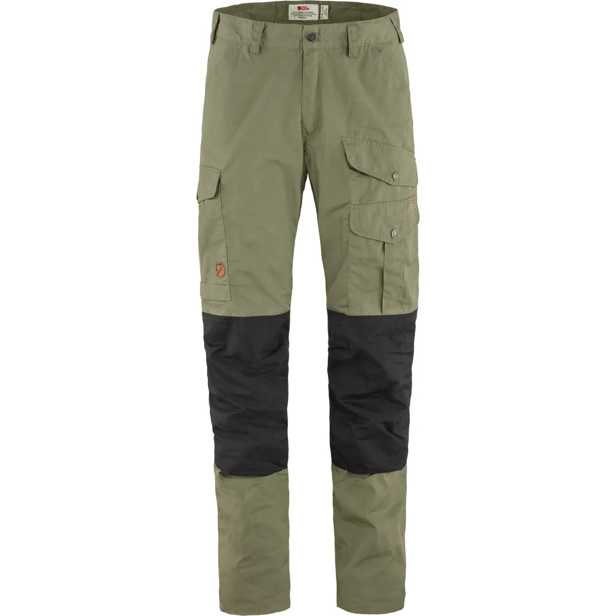 FJALLRAVEN BARENTS PRO TROUSERS M GREEN-DARK GREY  - Hiking trousers