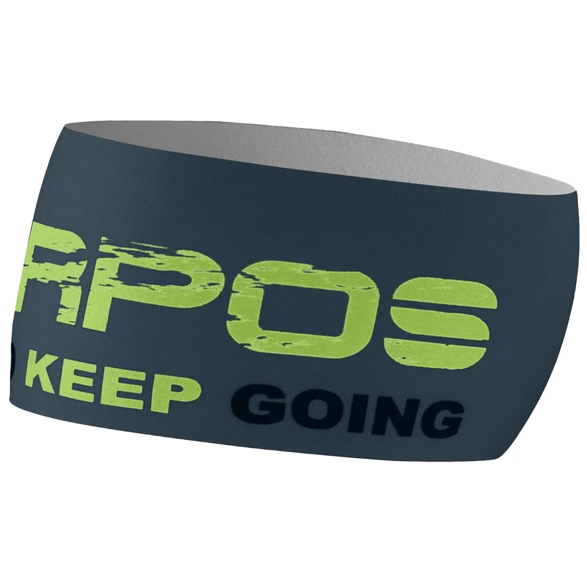 KARPOS PELMETTO HEADBAND MIDNIGHT/GREEN FLASH/BLACK  - Ski touring ski headband hat