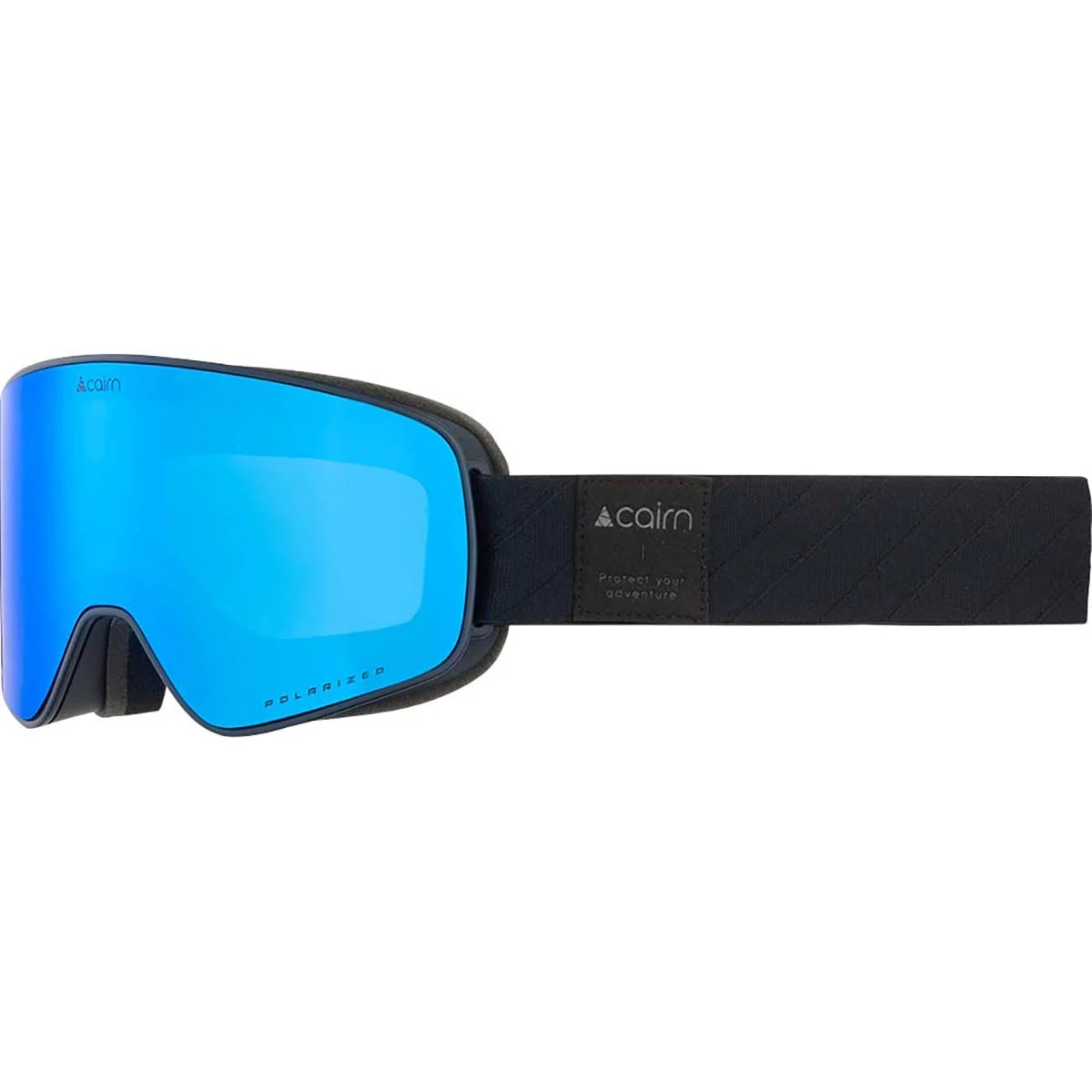 CAIRN MAGNITUDE POLARIZED CLX3Z MAT BLACK BLUE  - Ski goggles
