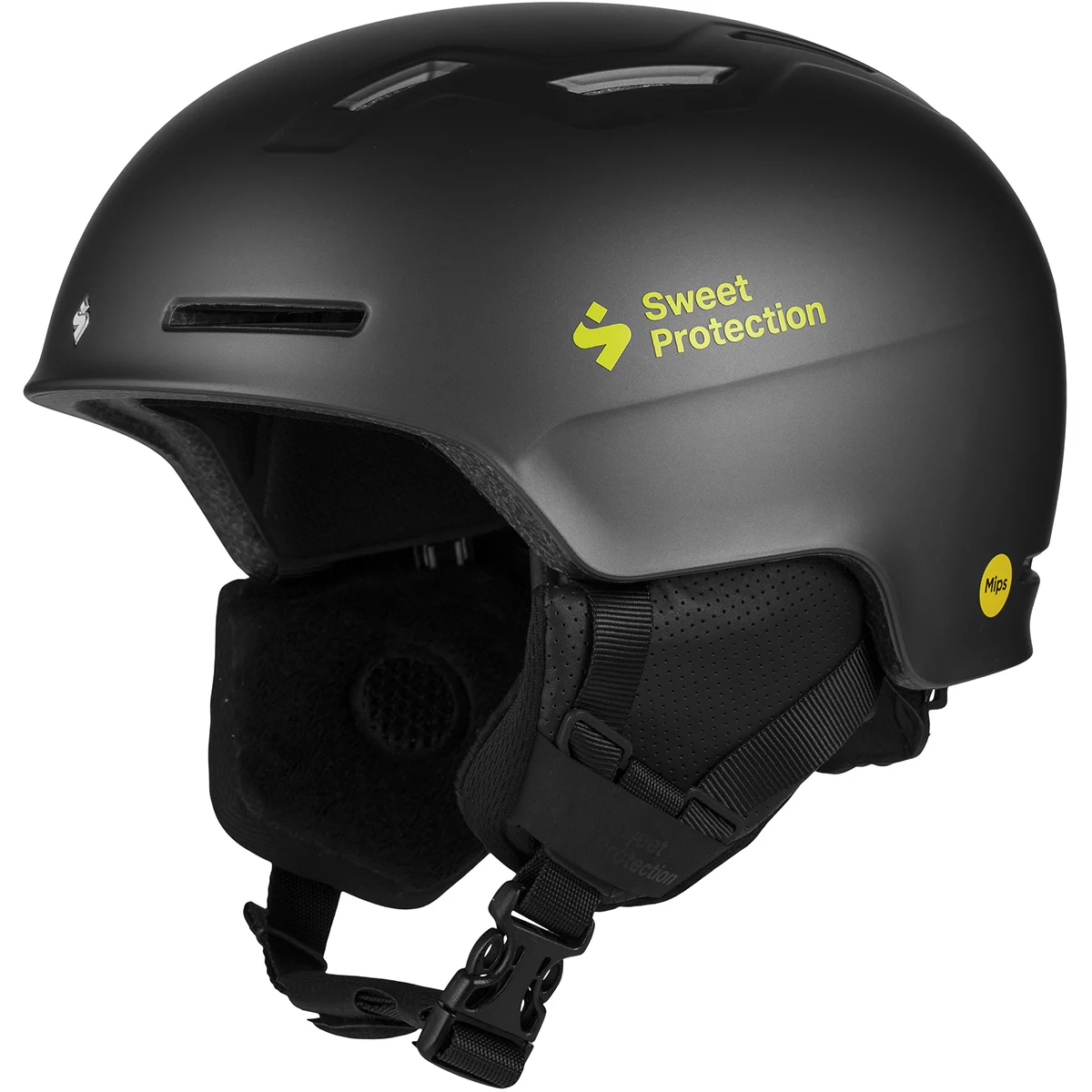 SWEET PROTECTION WINDER MIPS JR SLATE GRAY/FLUO  - Ski helmet