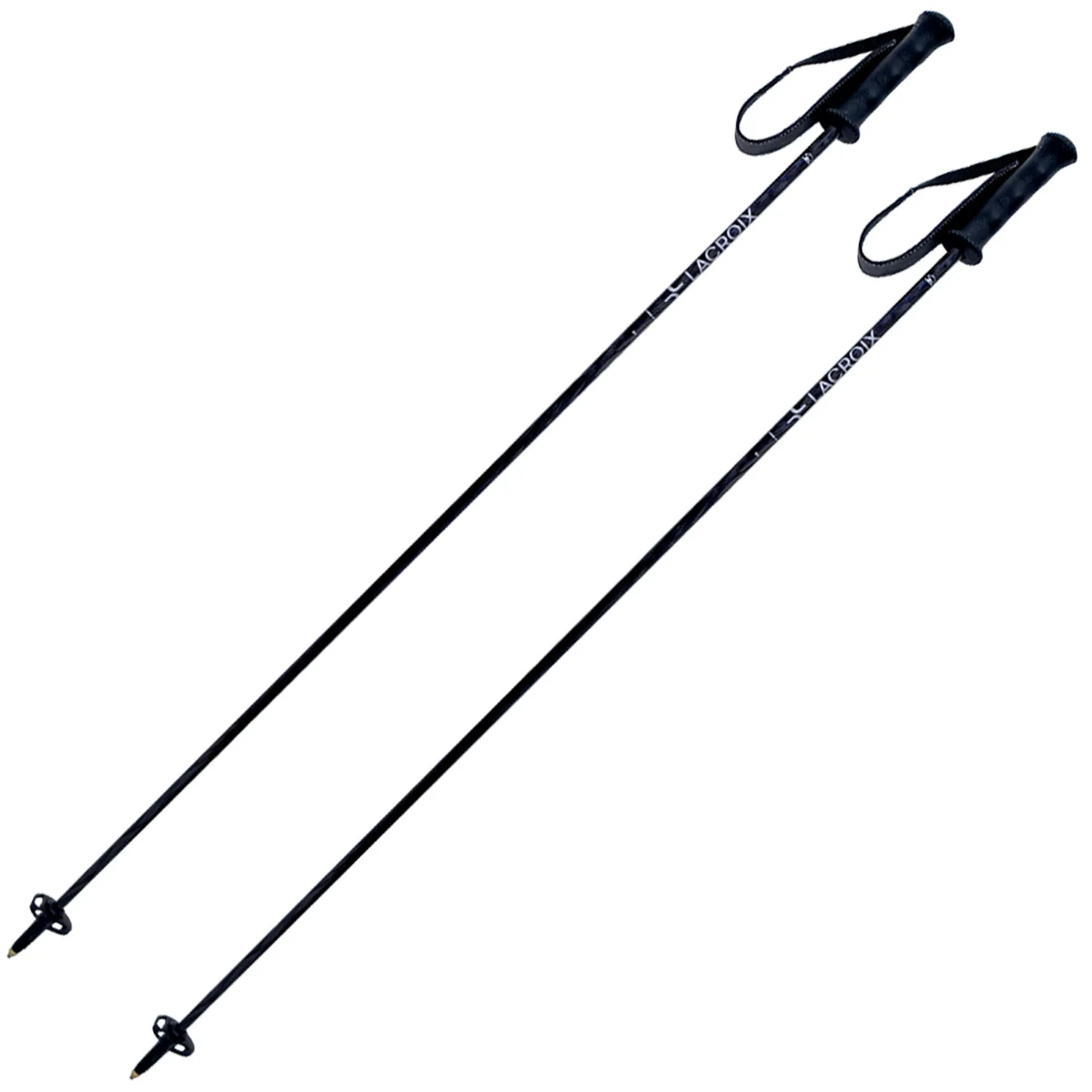 LACROIX LX POLE CARBON BLACK  - Alpine ski poles
