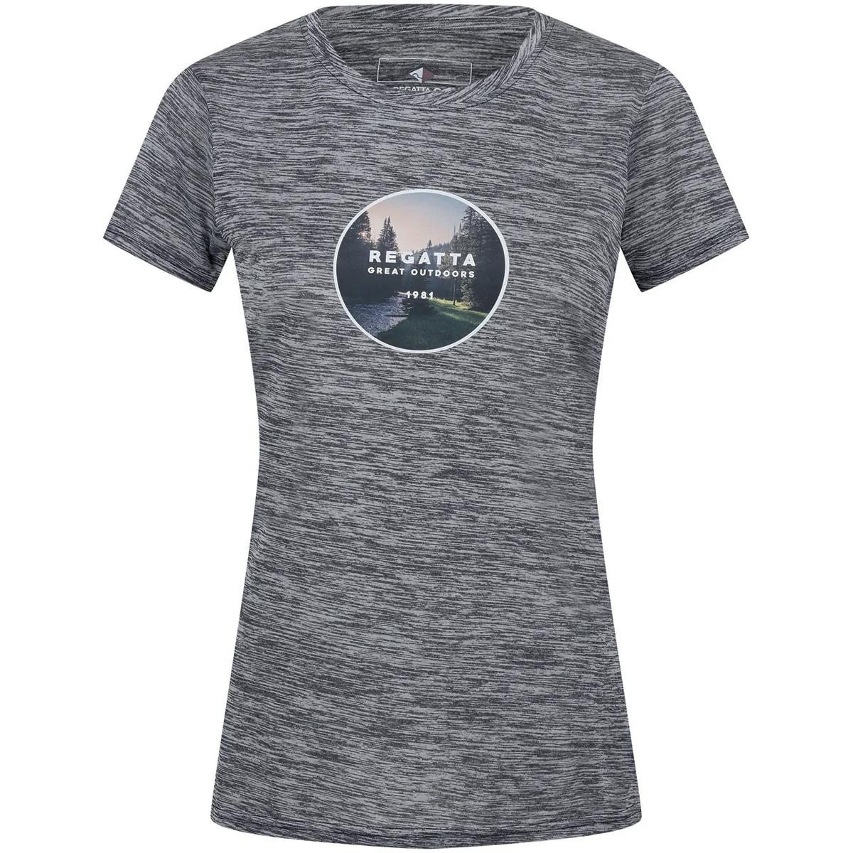 REGATTA W FINGAL VII NAVY MARL  - Hiking T-shirt