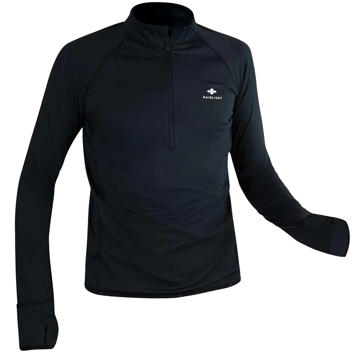 RAIDLIGHT WINTERTRAIL LS TOP M BLACK  - Trail running T-shirt