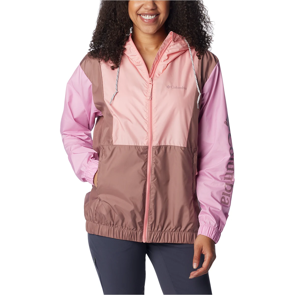 COLUMBIA W LILY BASIN JACKET SALMON ROSE/COSMOS/FIG  - Jacket