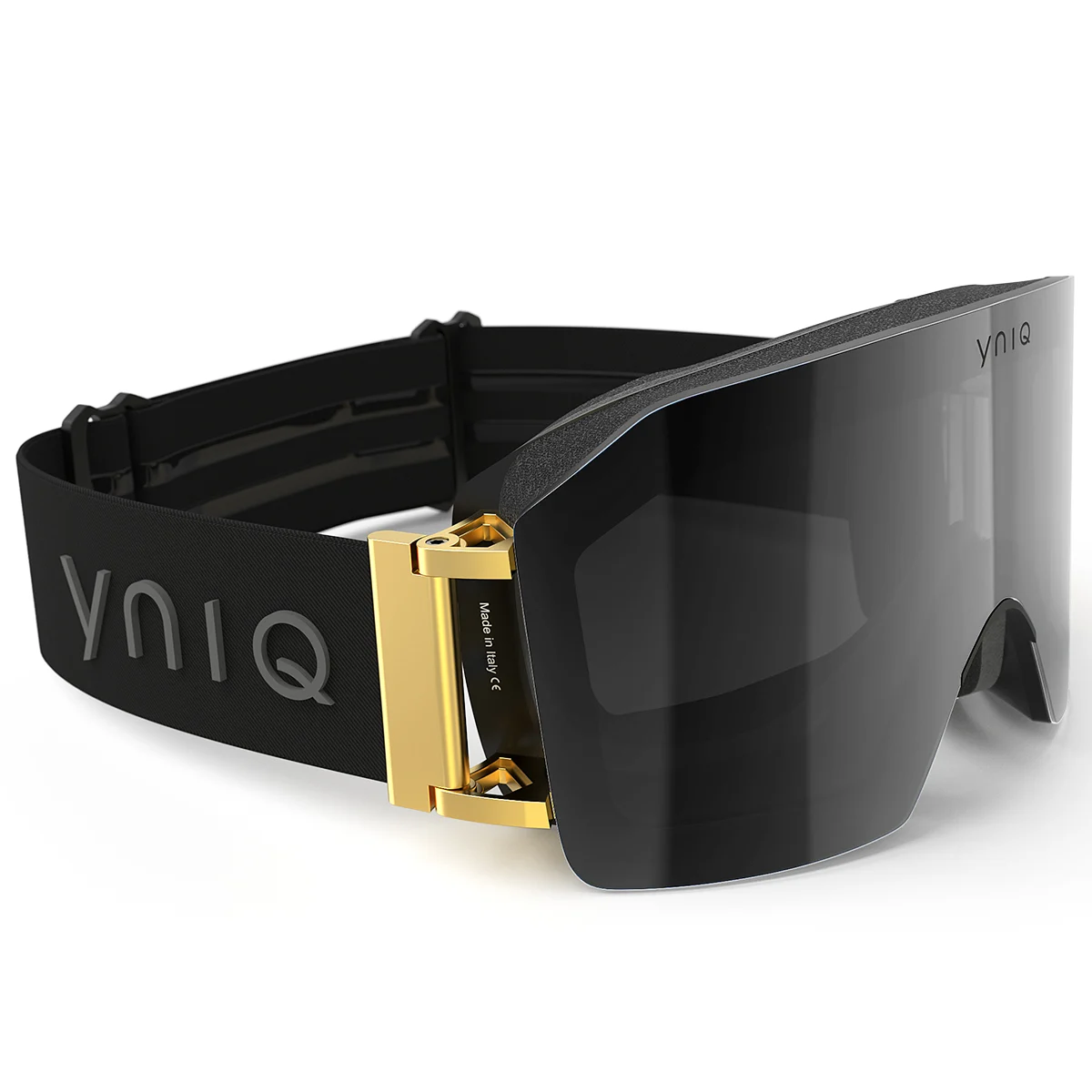 YNIQ NINE BLACK GOLD  - Ski goggles