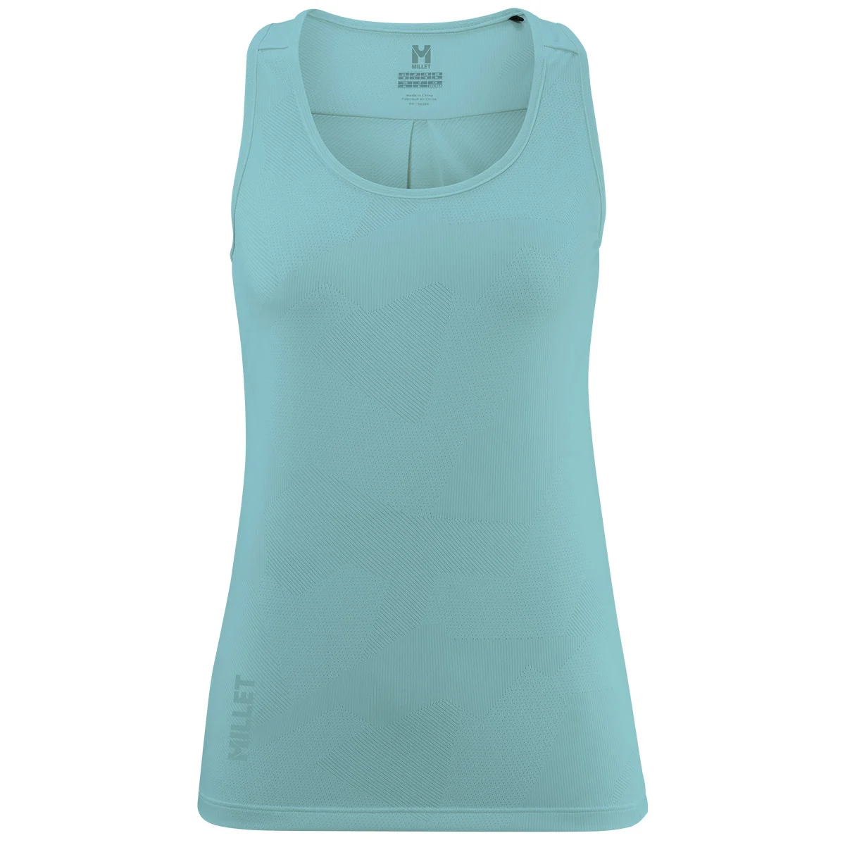 MILLET HIKING JACQUARD TANK W ARUBA BLUE  - Hiking vest top