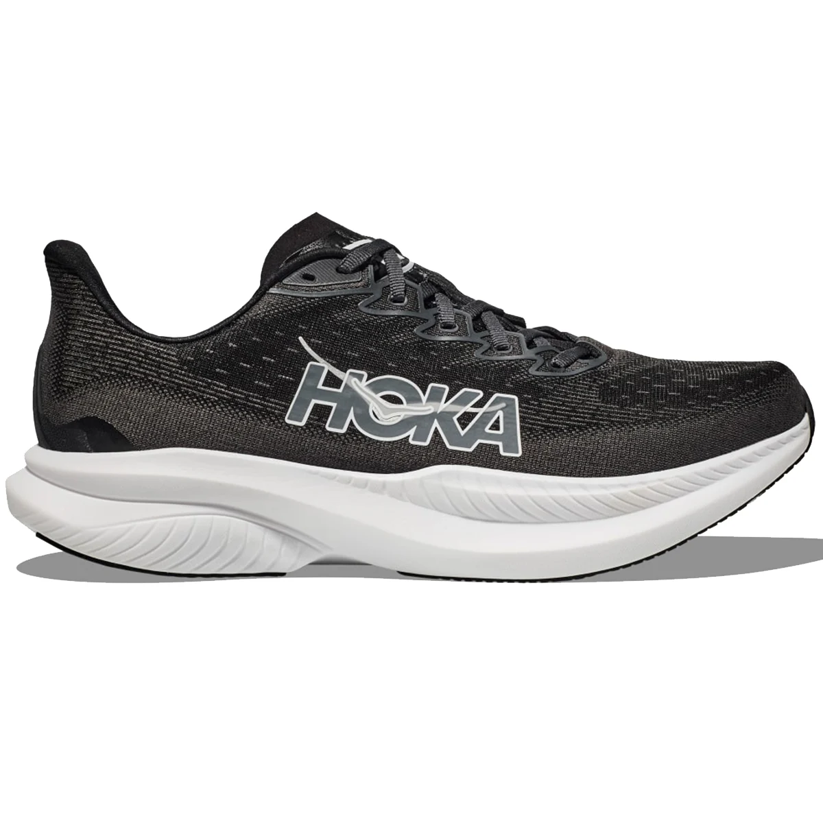 HOKA ONE ONE MACH 6 W BLACK / WHITE  - Running shoe