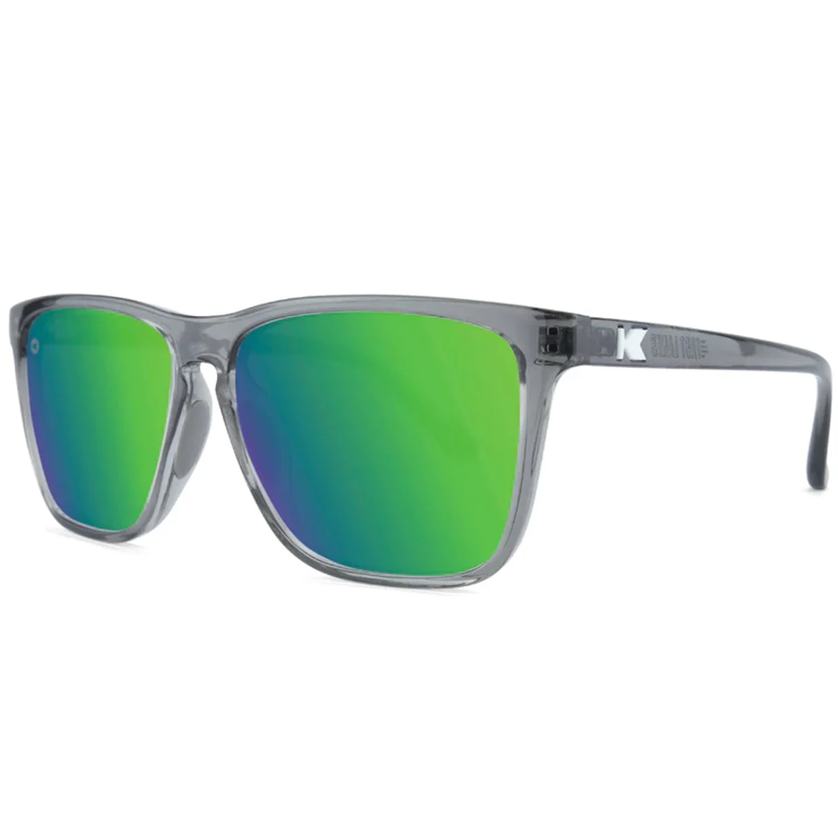 KNOCKAROUND FAST LANES SPORT CLEAR GREY/GREEN MOONSHINE  - Lifestyle sunglasses