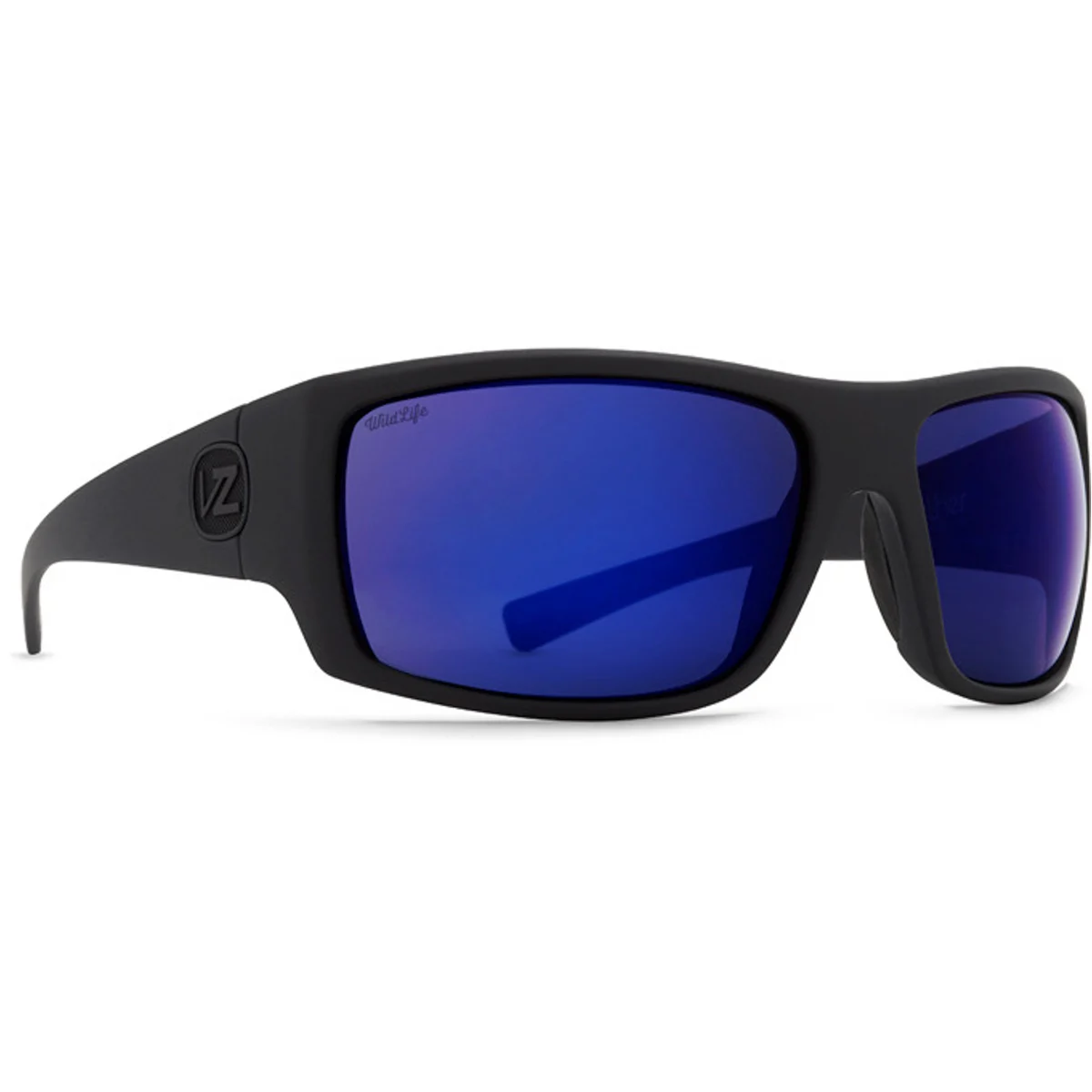 VON ZIPPER SUPLEX POLAR BLK SAT/BLU FLSH PLR  - Sport sunglasses