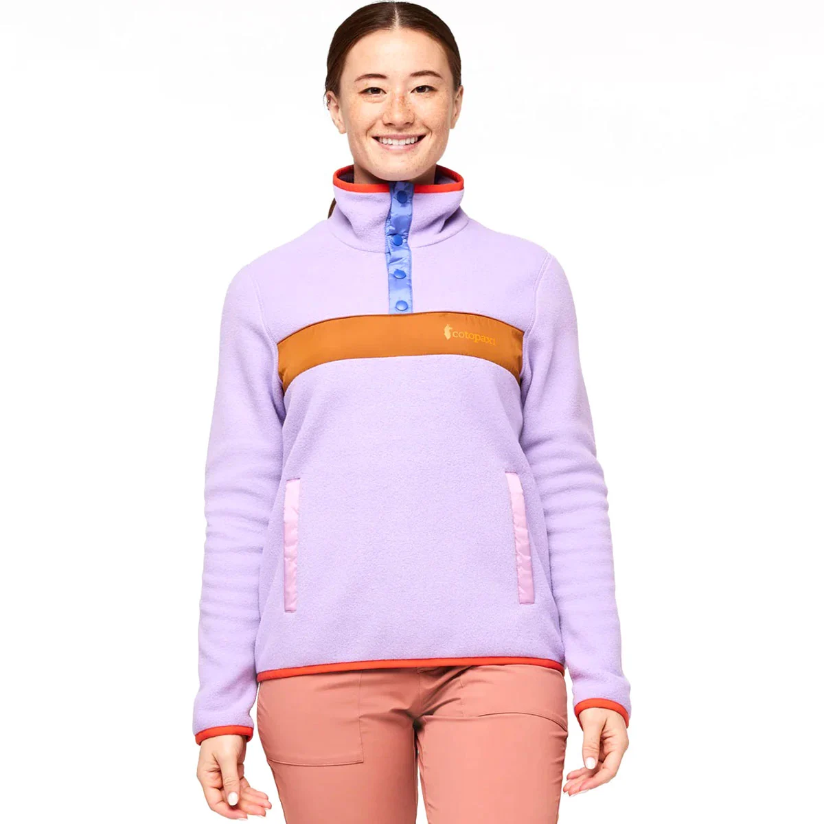 COTOPAXI W TECA FLEECE PULLOVER FRESH FLOWERS  - Hiking fleece sweatshirt