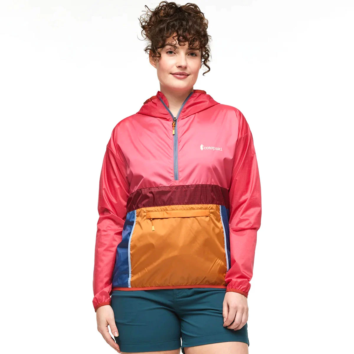 COTOPAXI W TECA HALF-ZIP WINDBREAKER FLOOR IS LAVA  - Jacket