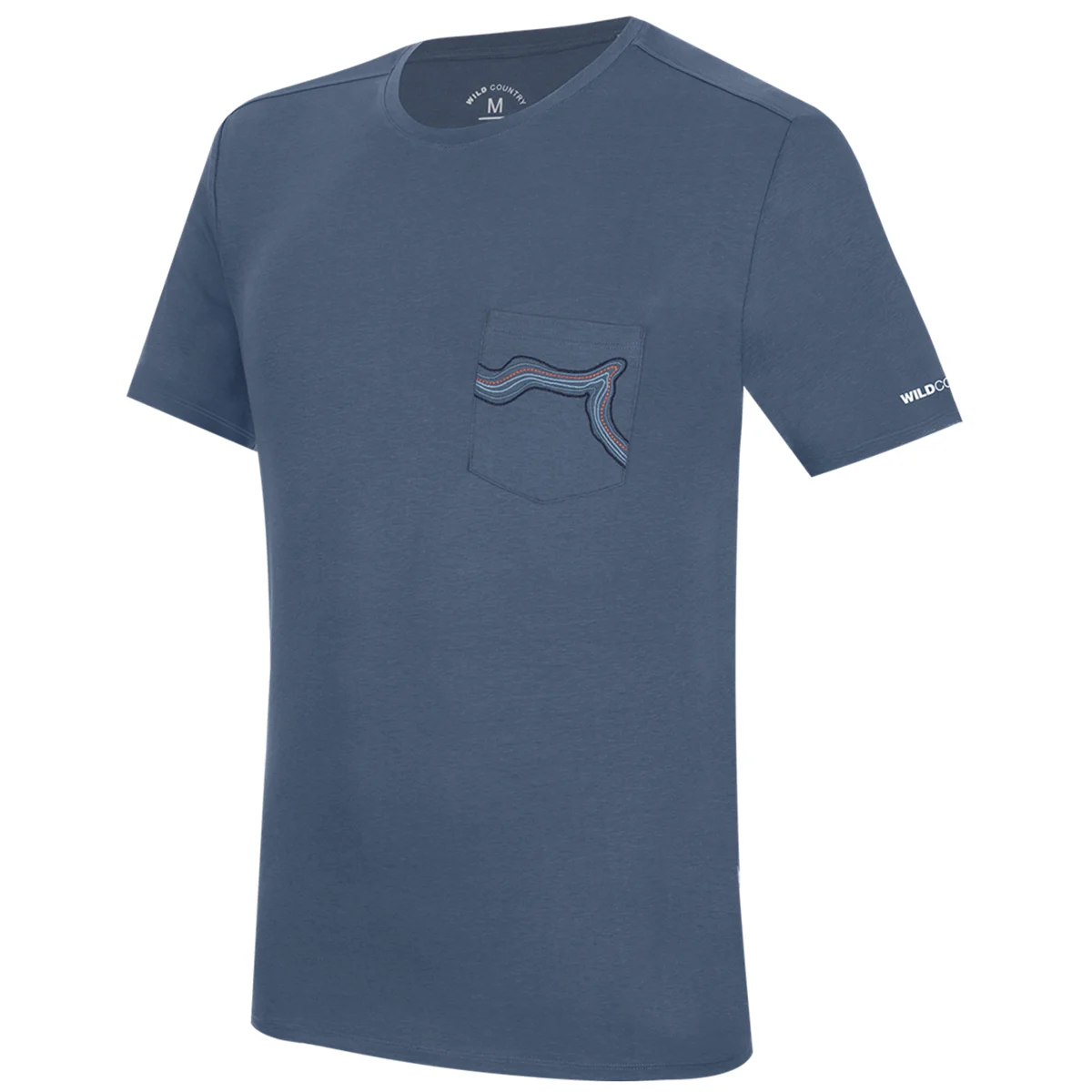 WILD COUNTRY SESSION 3 M T-SHIRT CEUSE BLUE CEUSE BLUE  - Climbing T-shirt