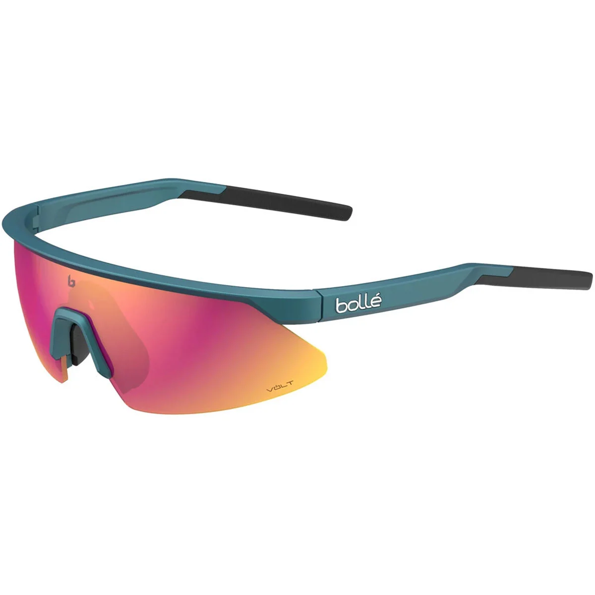 BOLLE MICRO EDGE CREATOR TEAL METALLIC/VOLT RUBY  - Sport sunglasses