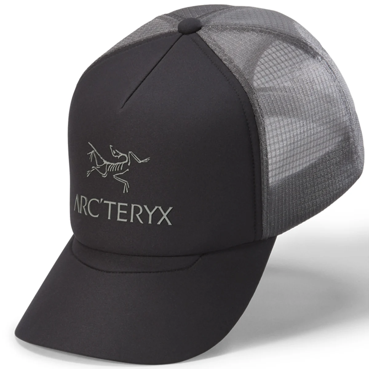 ARC'TERYX BIRD WORD TRUCKER CURVED BLACK/GRAPHITE  - Cap