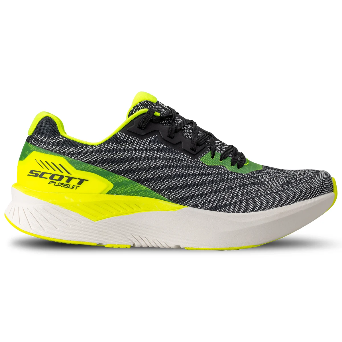SCOTT PURSUIT BLACK/YELLOW  - Running shoe