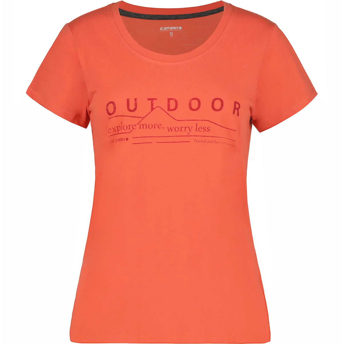 ICEPEAK BELCHER T-SHIRT W MANDARINE  - Hiking T-shirt