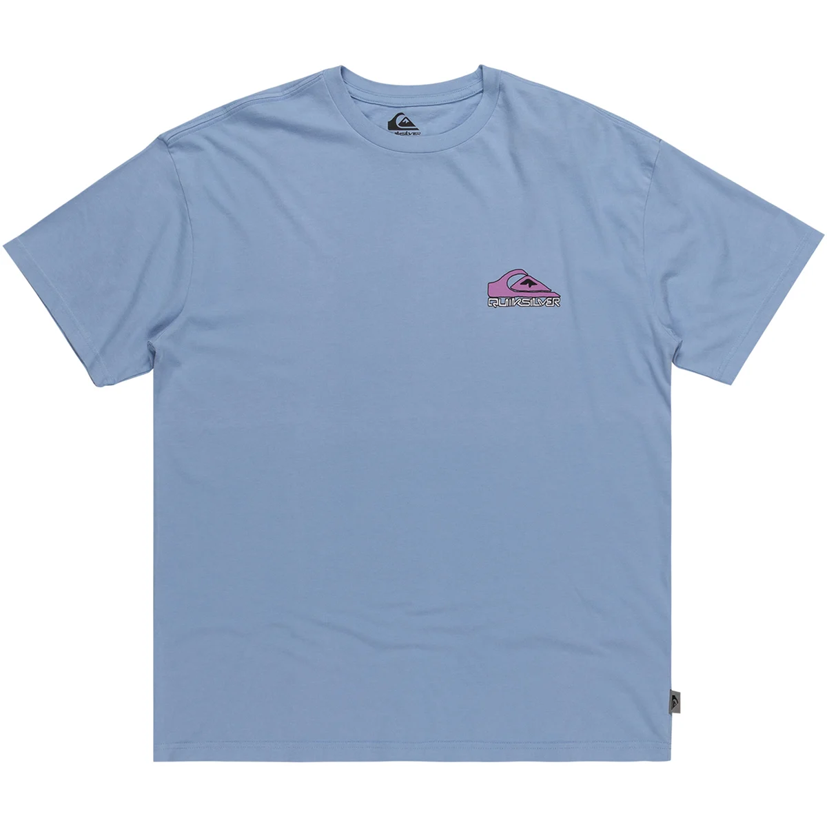 QUIKSILVER TAKE US BACK LOGO TEE HYDRANGEA  - T-shirt