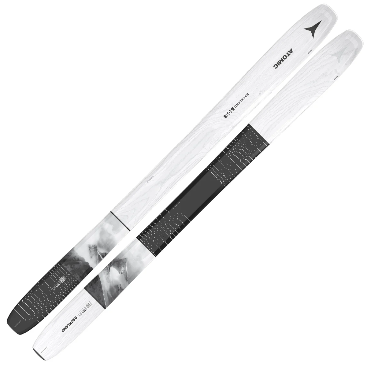 ATOMIC BACKLAND 109 WHITE/BLACK  - Ski touring