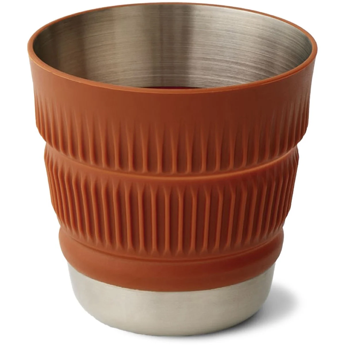 SEA TO SUMMIT DETOUR STAINLESS STEEL COLLAPSIBLE MUG BROWN  - Camp dinnerware