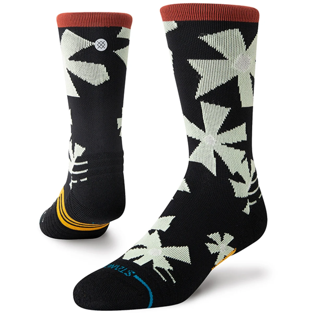 STANCE CENTURY MID CREW BLACK  - Running socks