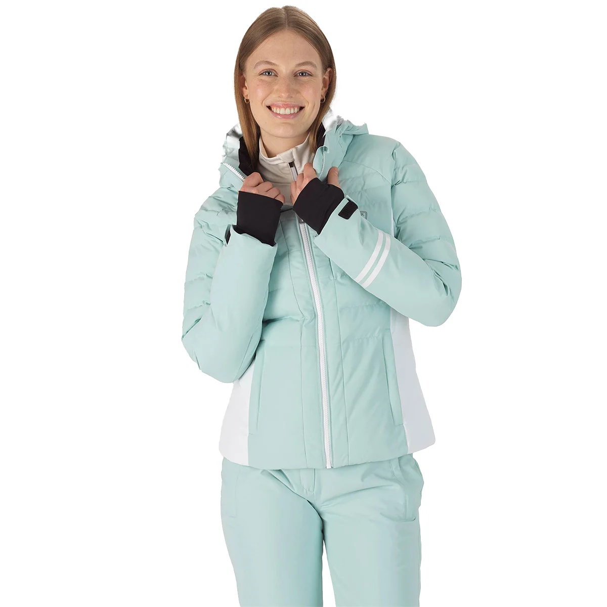 ROSSIGNOL W RAPIDE JKT AQUA  - Ski jacket
