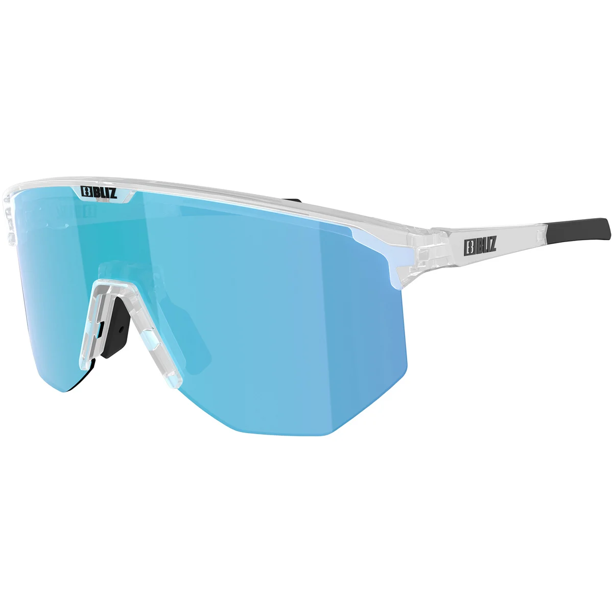 BLIZ HERO TRANSPARENT WHITE  - Sport sunglasses