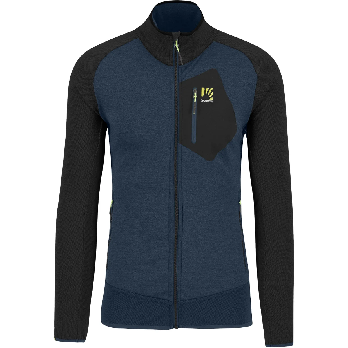 KARPOS ODLE FLEECE MIDNIGHT/BLACK  - Ski touring ski fleece jacket