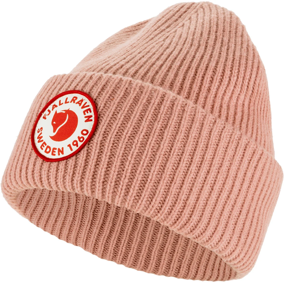 FJALLRAVEN 1960 LOGO HAT DUSTY ROSE  - Beanie