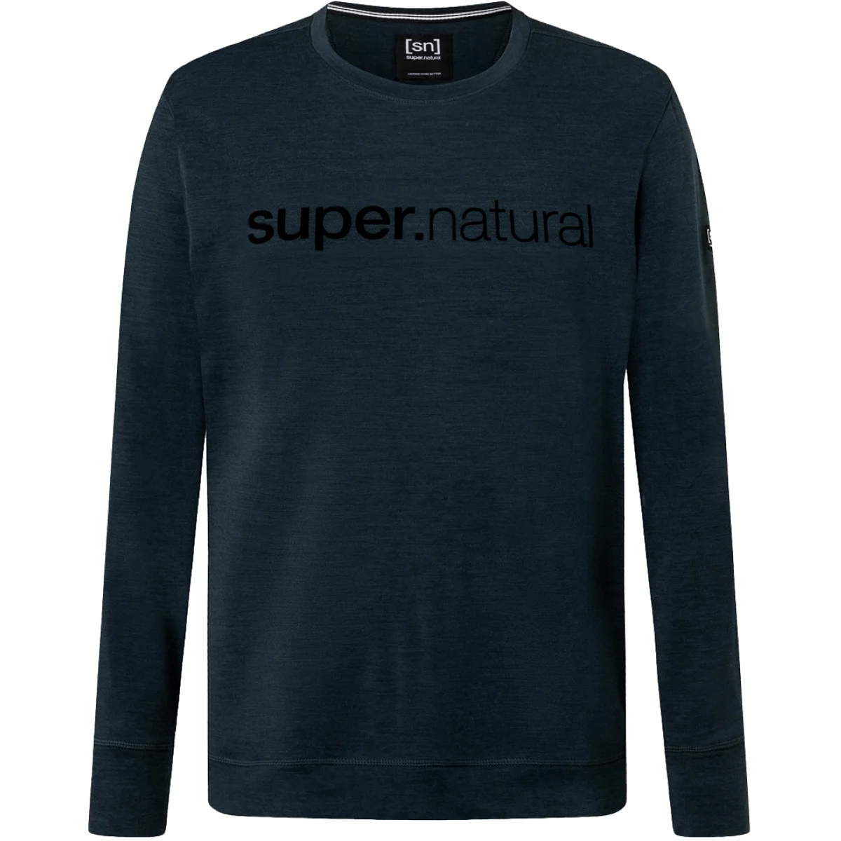 SUPER.NATURAL SOLUTION CREW BLUEBERRY  - Fleece sweatshirt