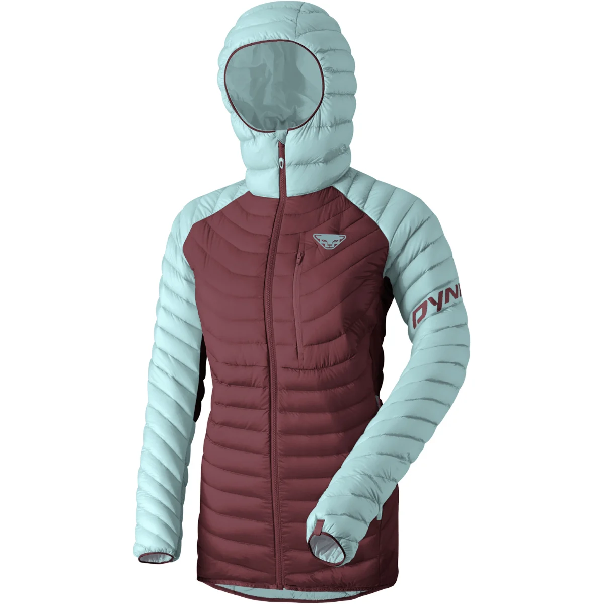 DYNAFIT RADICAL DOWN RDS W HOOD JACKET MARINE BLUE  - Ski touring ski down jacket