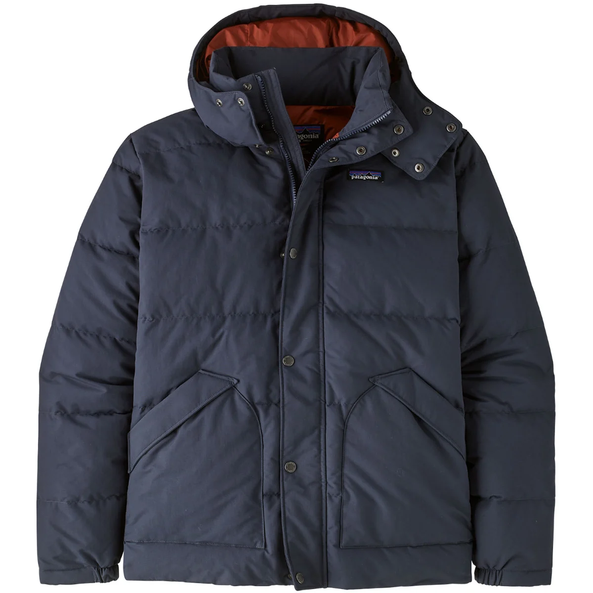 PATAGONIA M'S DOWNDRIFT JACKET SMOLDER W SMOLDER BLUE W/BURNISHED RED  - Jacket