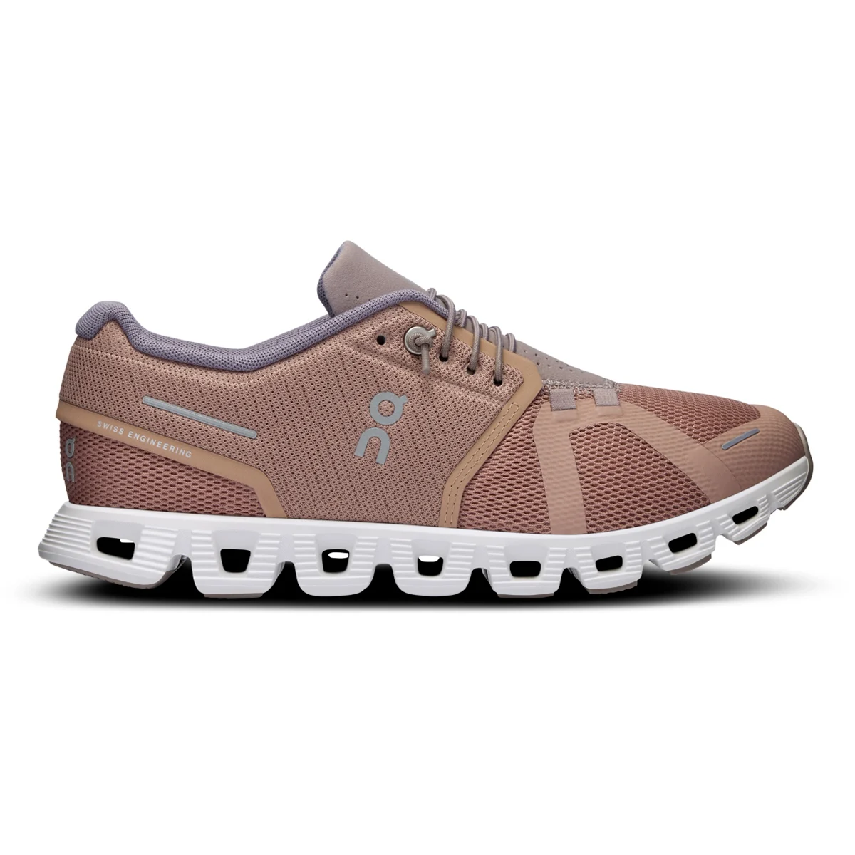 ON RUNNING CLOUD 5 W ROSEBROWN/FOG  - Running shoe