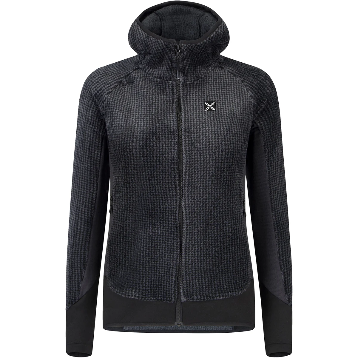 MONTURA REMIX FLEECE JACKET W ANTRACITE  - Hiking fleece jacket