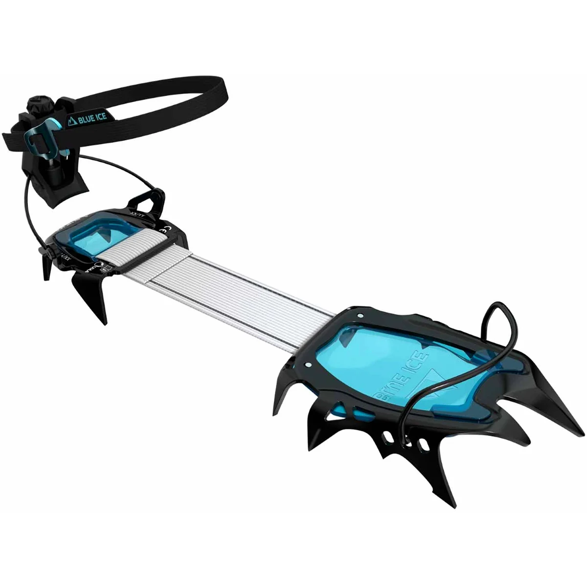 BLUE ICE HARFANG MONO CRAMPON BLACK  - Mountaineering crampon
