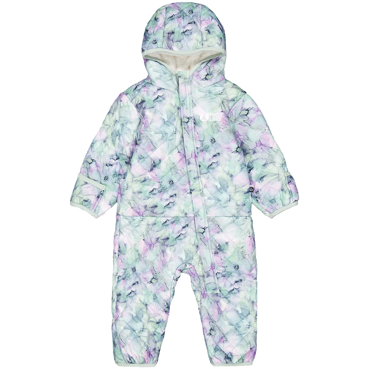 PICTURE SNOWY BABY SUIT BLURRY WATER PRINT  - Ski suit